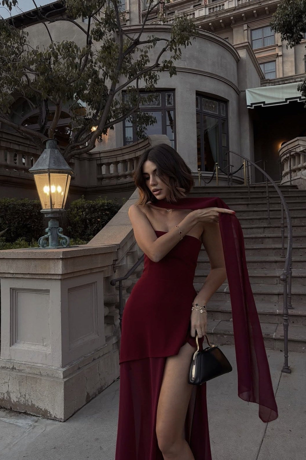 ZEYA - Mary Asymmetric Maxi Dress