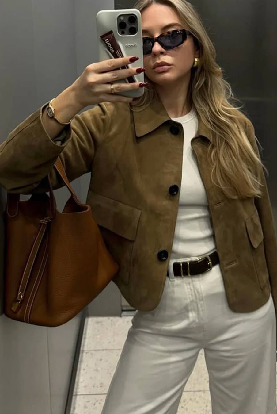 ZEYA - Melissa Suede Blazer Jacket