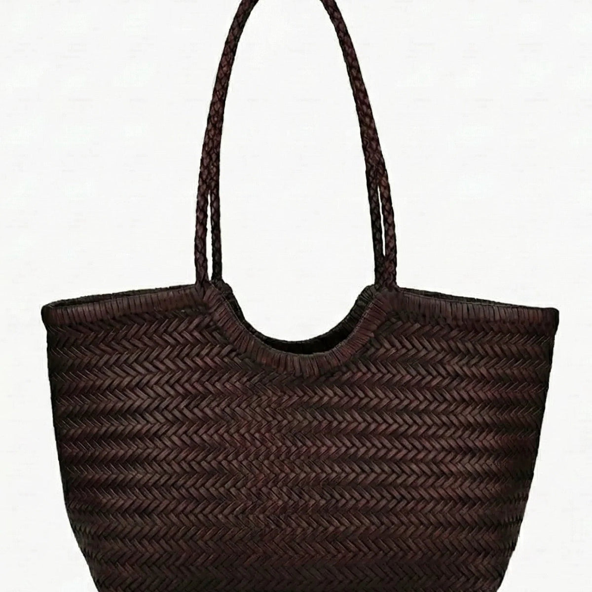 ZEYA - Mica Woven Faux Leather Bag