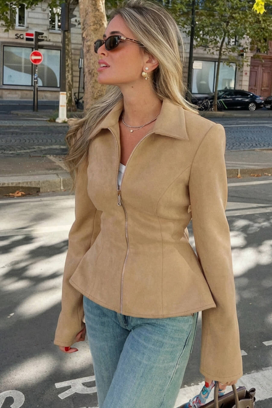 ZEYA - Mila Faux Suede Jacket