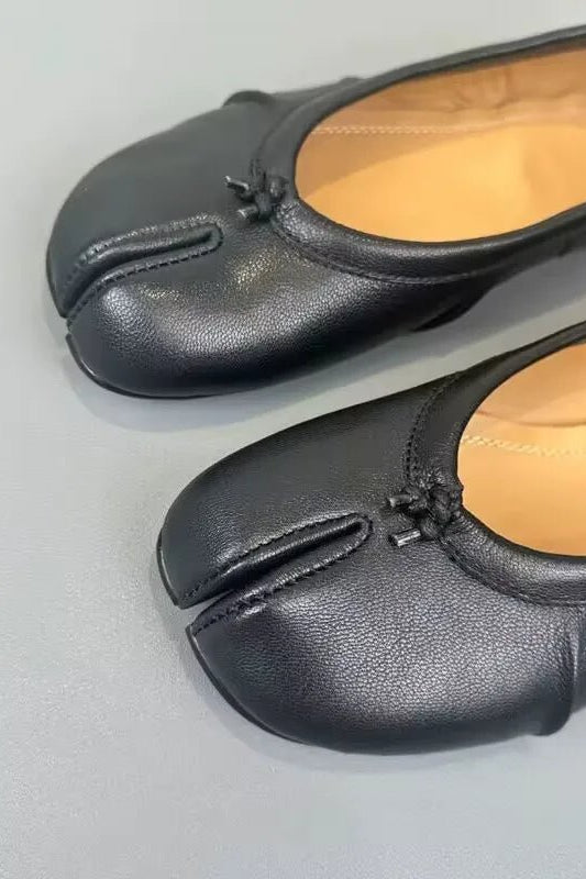 ZEYA - Miranda Split-Toe Leather Mules