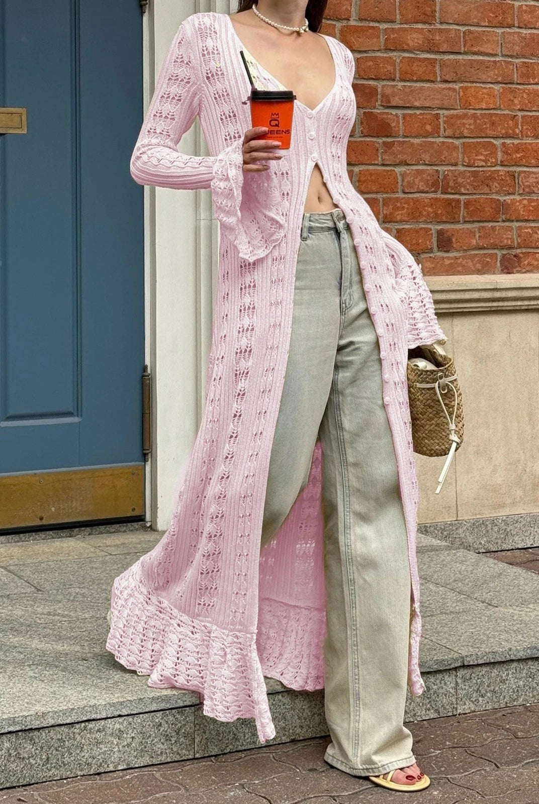 ZEYA - Noelle Knitted Button-Front Cardigan