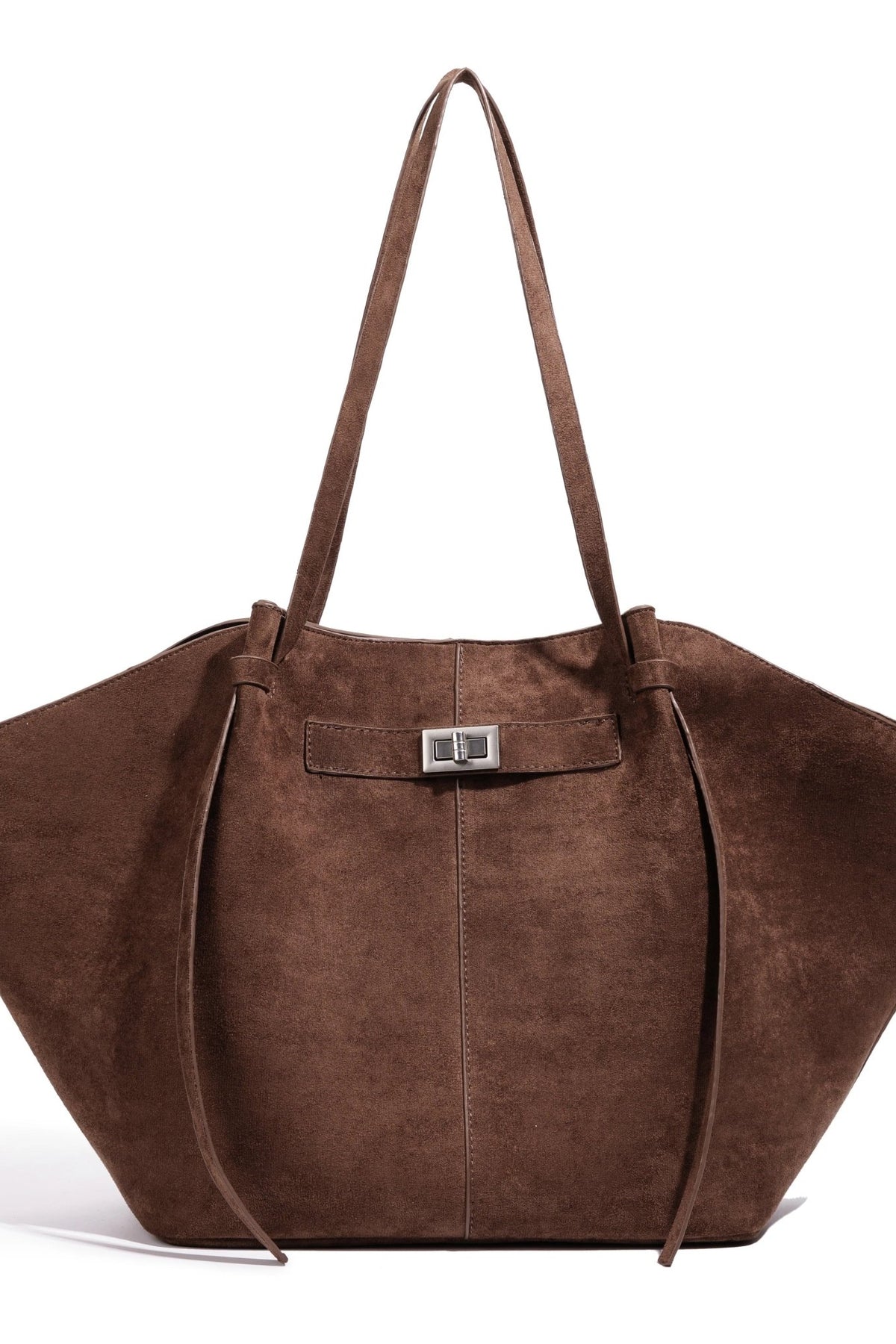 ZEYA - Nora Bat-Wing Suede Tote Bag