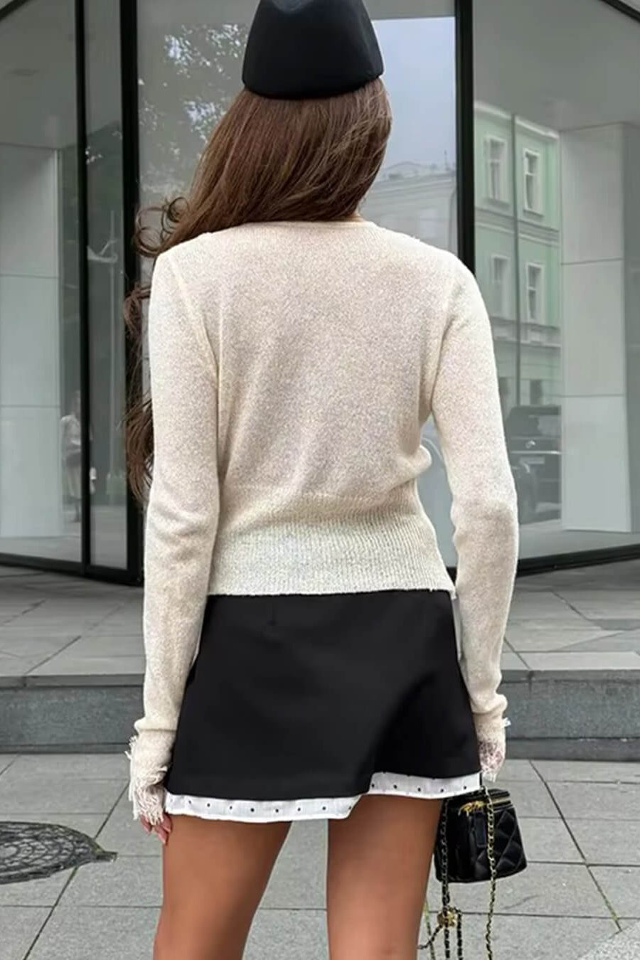 ZEYA - Olive Knitted Lace Cardigan