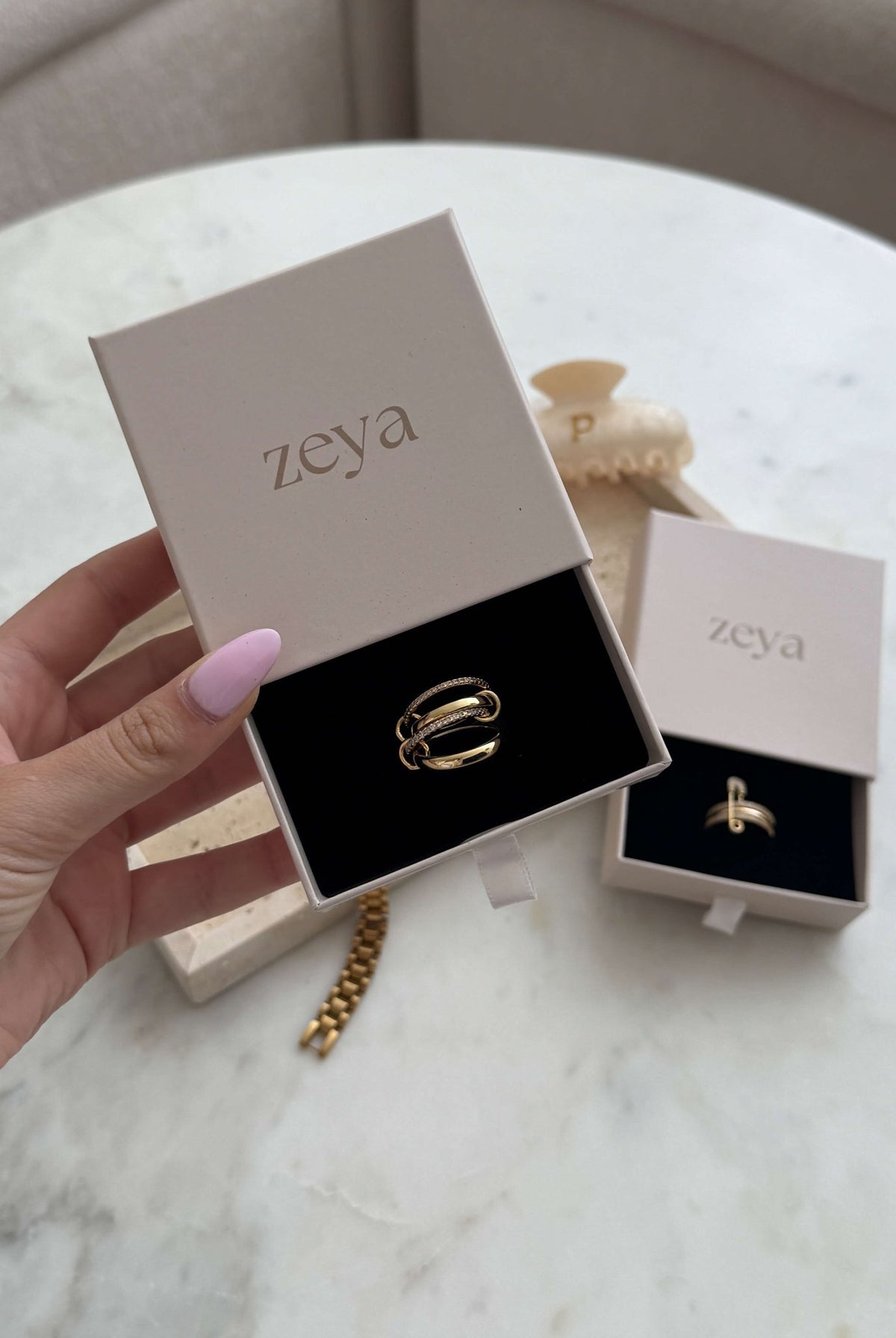 ZEYA - Paloma sparkling Ring