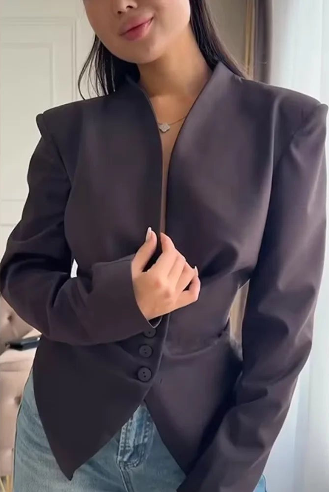 ZEYA - Patricia Structured Cinched Blazer