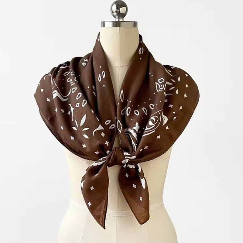 ZEYA - Reese Paisley Knitted Bandana Scarf