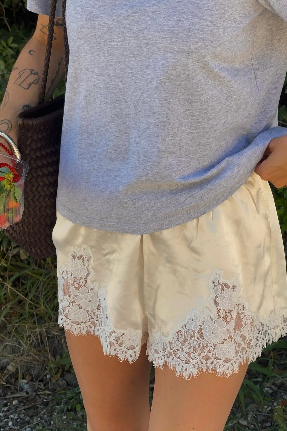 ZEYA - Rosaline Satin Shorts