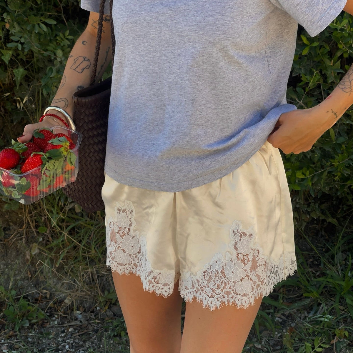 ZEYA - Rosaline Satin Shorts