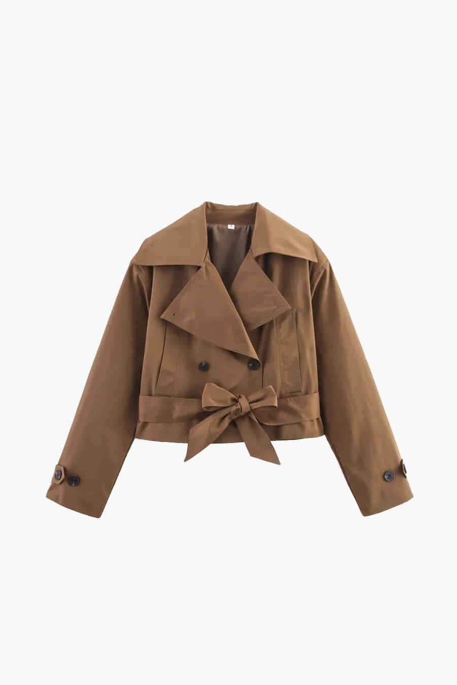ZEYA - Sara Cropped Trench Coat