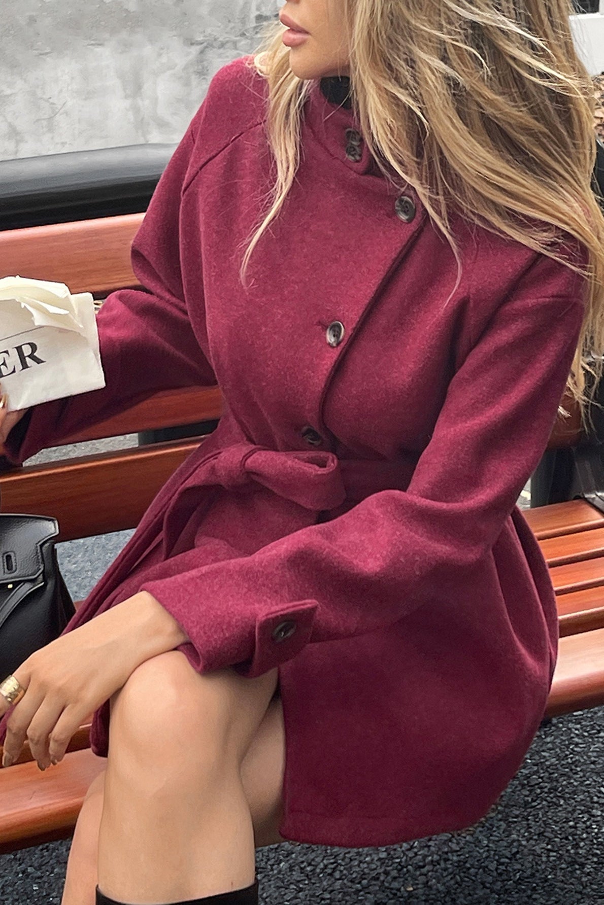ZEYA - Selena Belted Sweater Coat