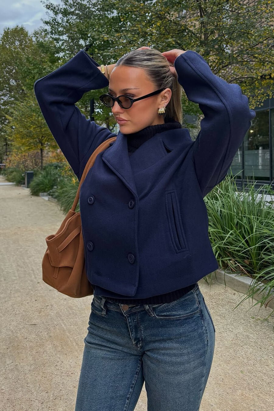 ZEYA - Suzy Short Double - Breasted Coat