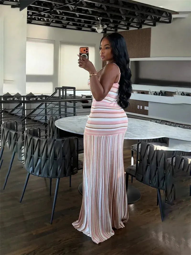 ZEYA - Tessa Striped Cami Maxi Dress