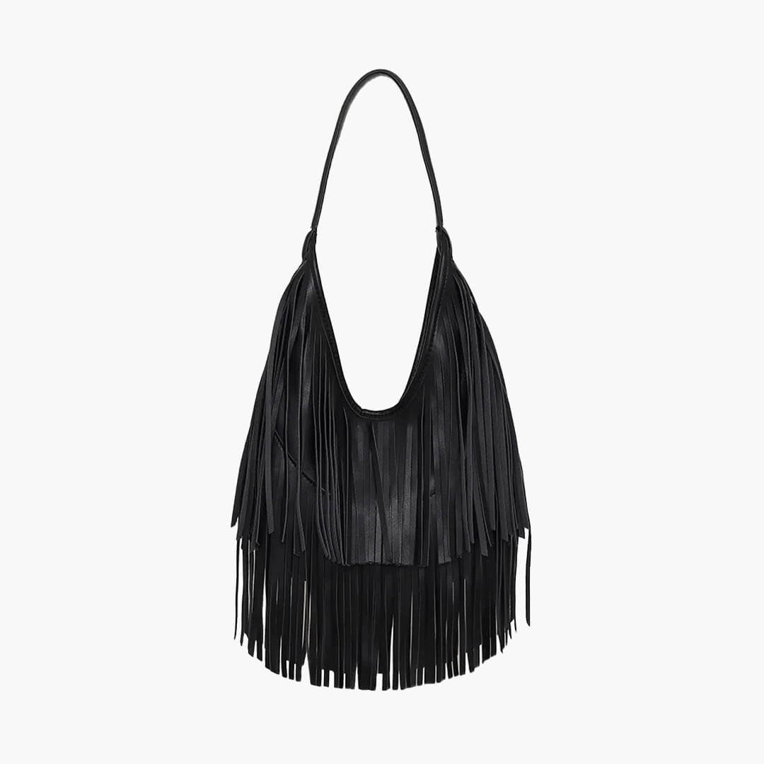 ZEYA - Valerie Tasseled Hobo Bag
