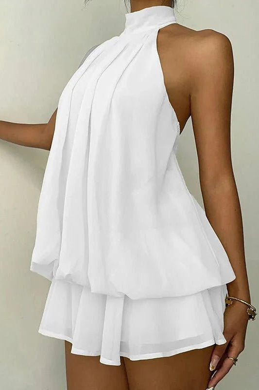 ZEYA - Viviana Halter Backless Mini Dress
