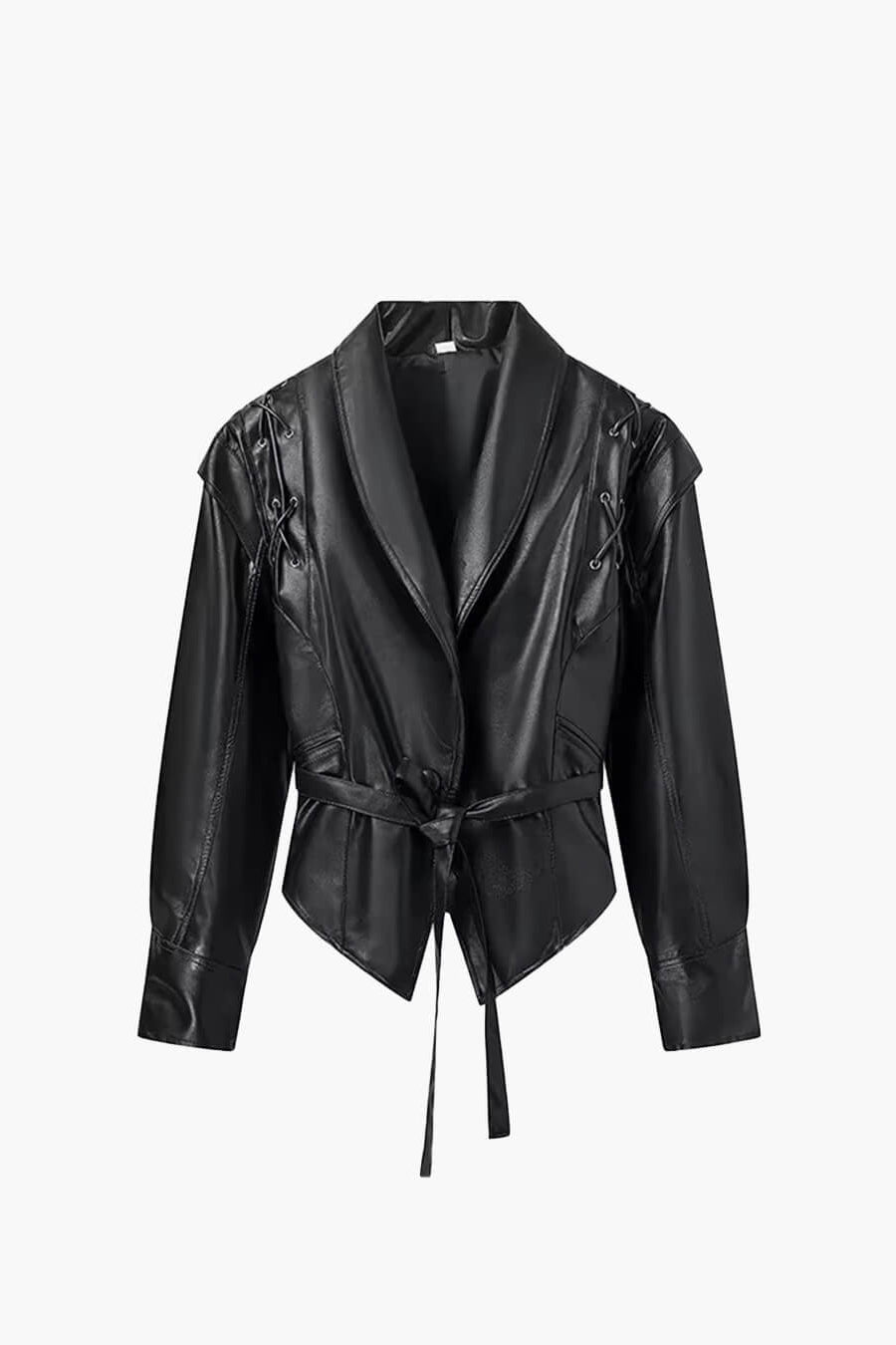 ZEYA - Zora Biker Faux Leather Jacket