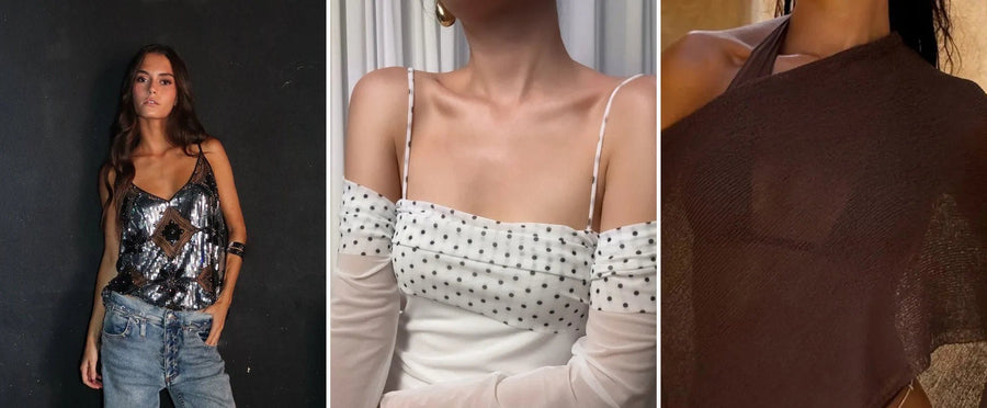 Mousseline, voile et georgette : les tissus transparents de la fin de l'été
