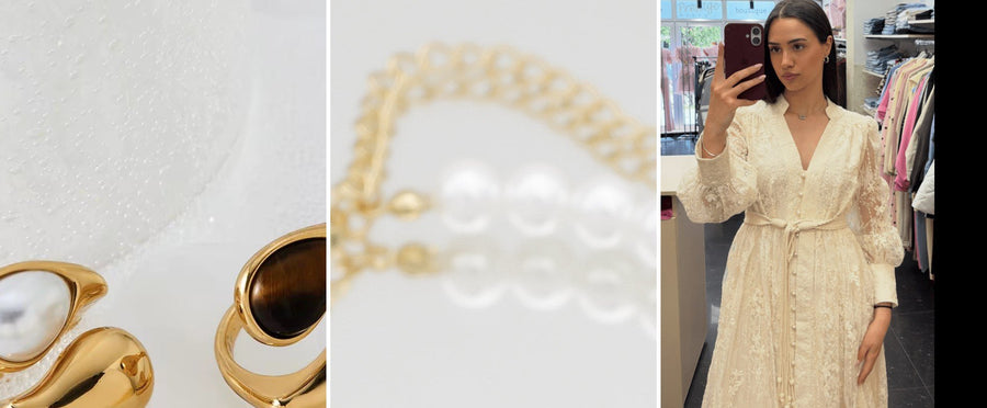 Perles, réinventées : la sélection moderne de bagues pour l’automne