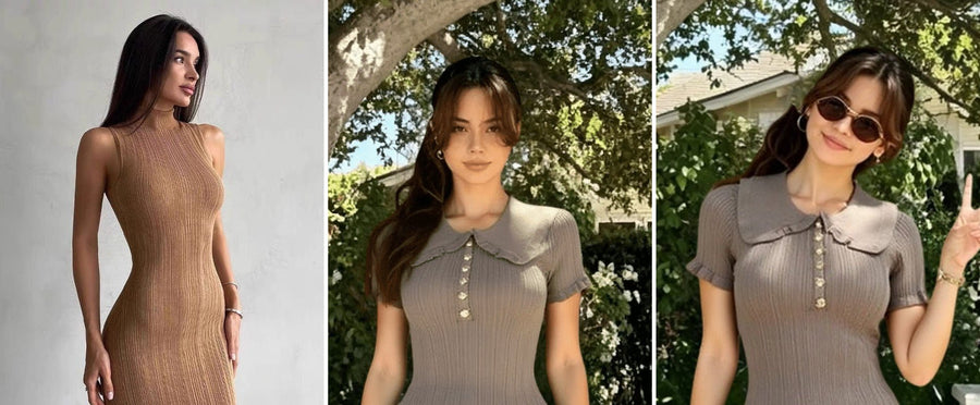 La robe pull de septembre : une pièce, toutes les occasions