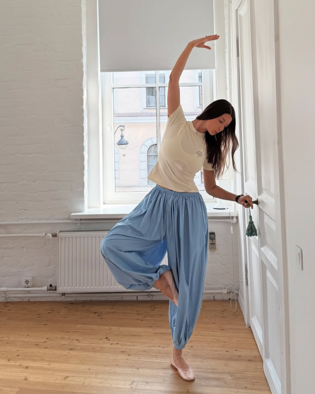 Pantalon ballon taille haute Kristen