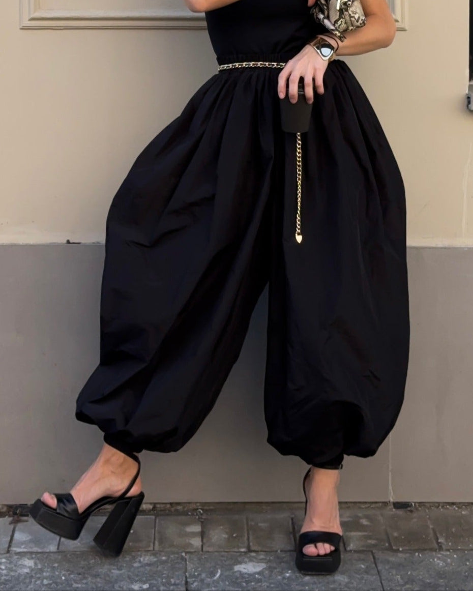 Pantalon ballon taille haute Kristen