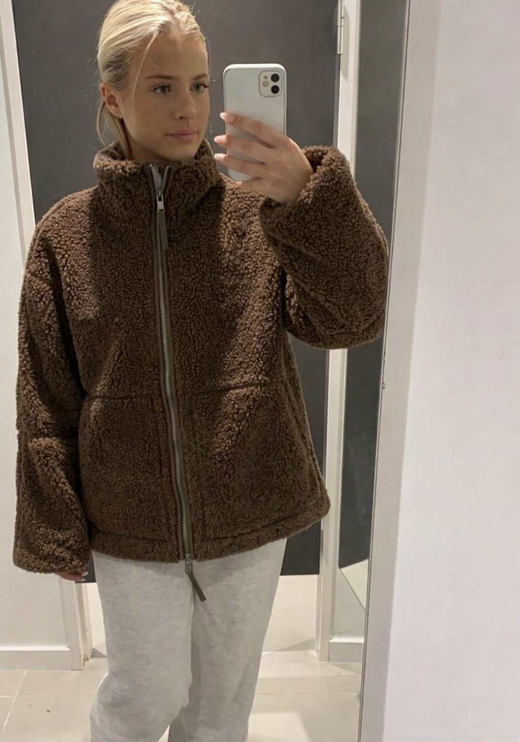Veste en peluche zippée Suzette
