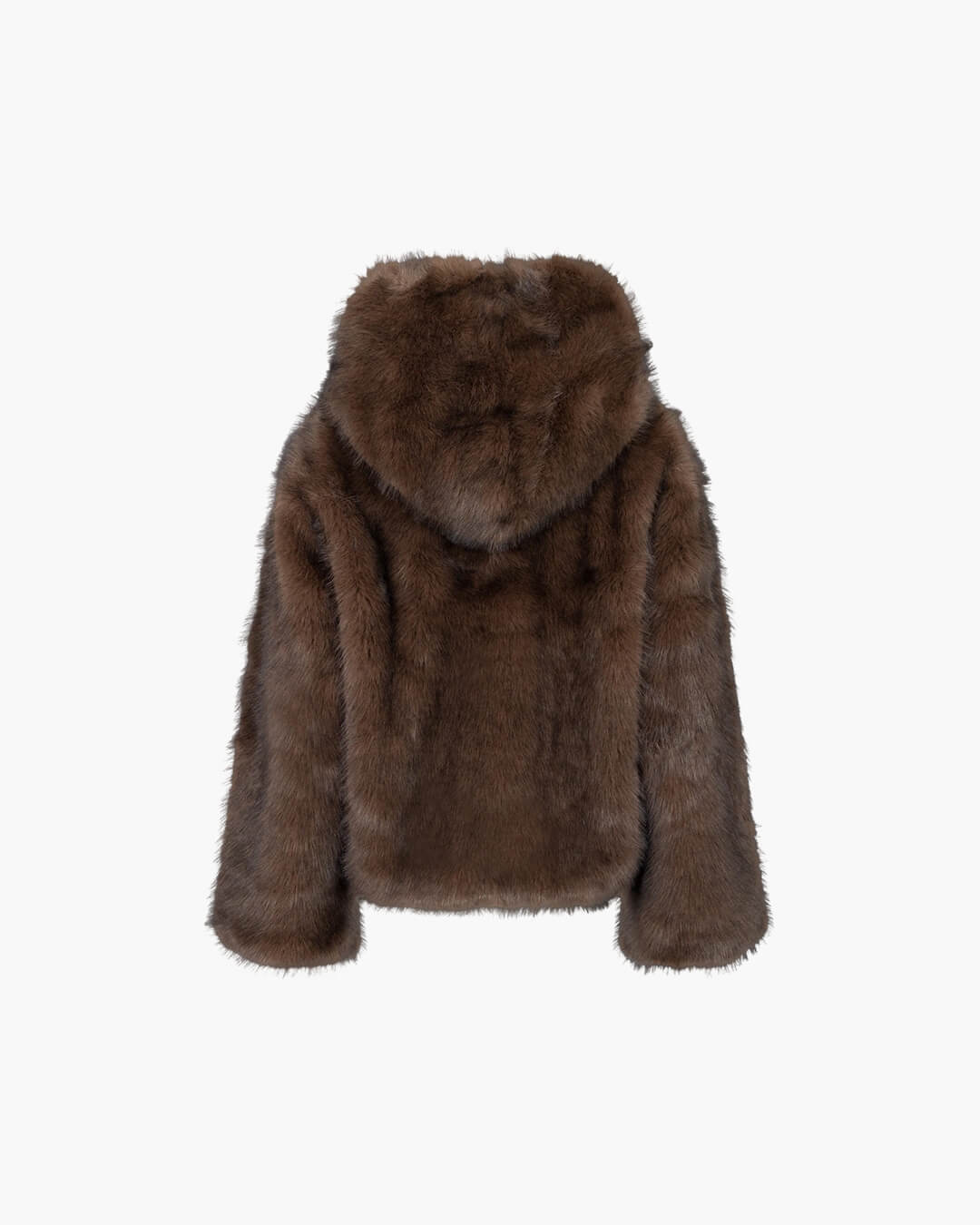 Ivy Faux Fur Hooded Short Coat - Stylish Short Coat for Women, Autumn/Winter Fashion 7