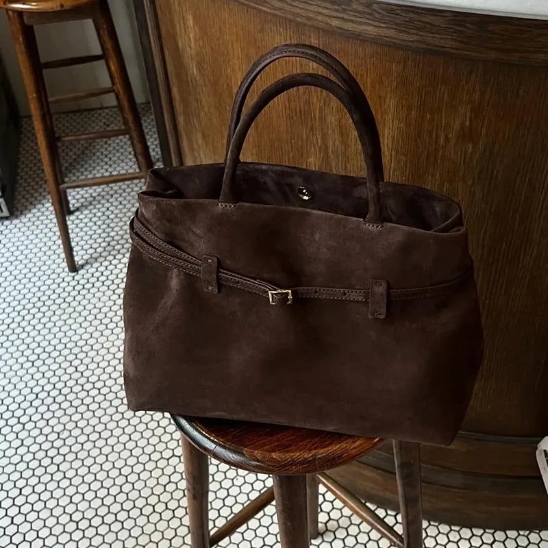 Ava Sac Cabas Velours Glacé