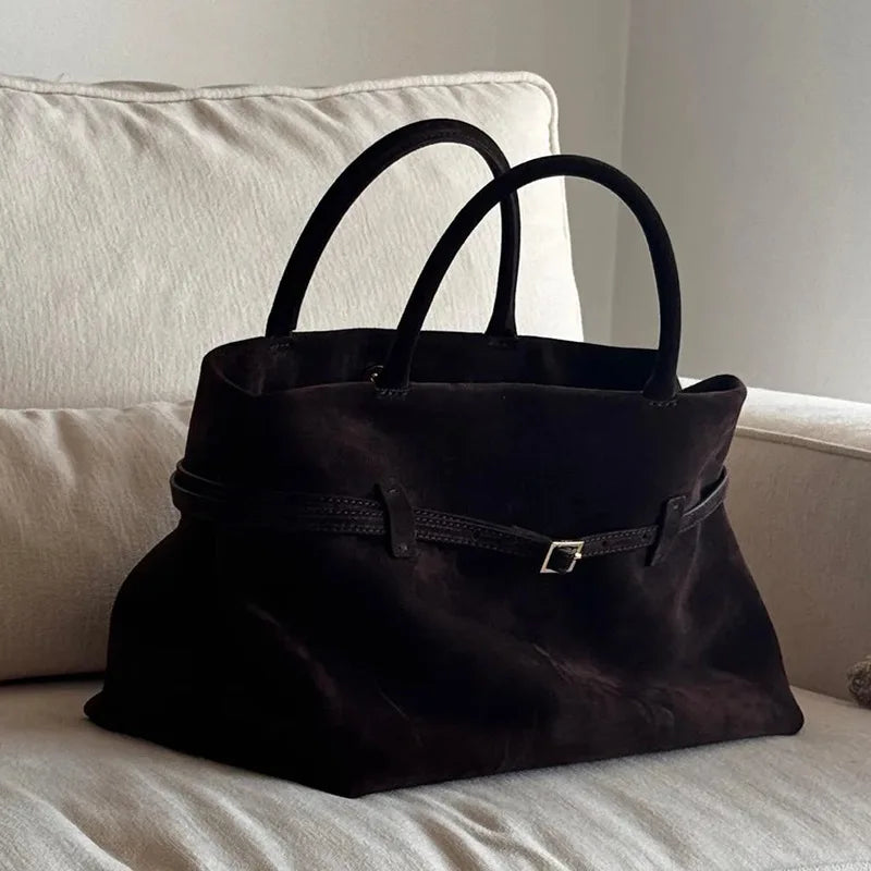 Ava Sac Cabas Velours Glacé