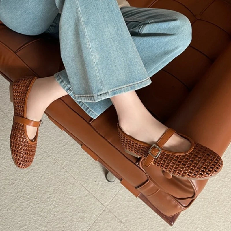 Ballerines Sophia en maille