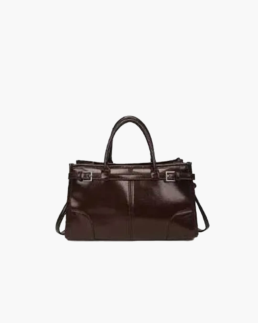 Sac à bandoulière en simili cuir Lorena avec détail de ceinture