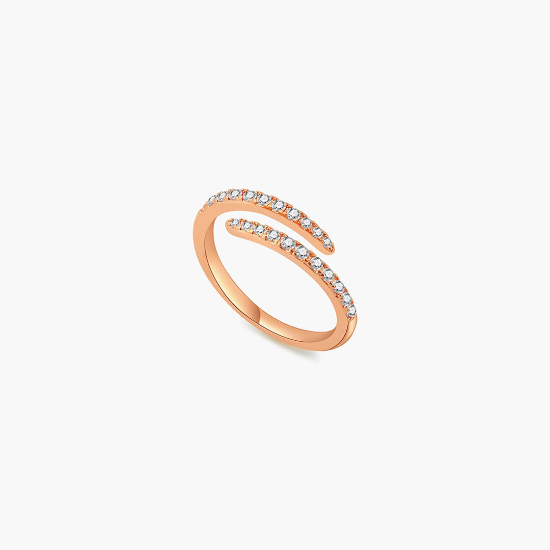 Bague Lydia Twirl Pavé
