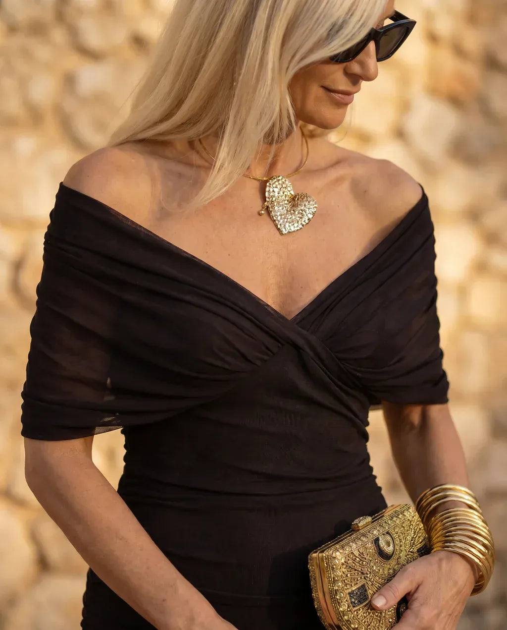 Robe maxi en maille Naomi
