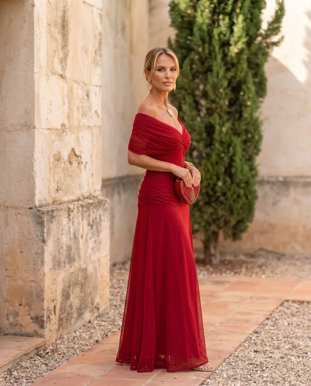 Robe maxi en maille Naomi