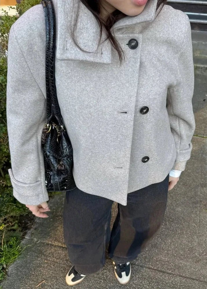 Veste Alice à col montant avec poches