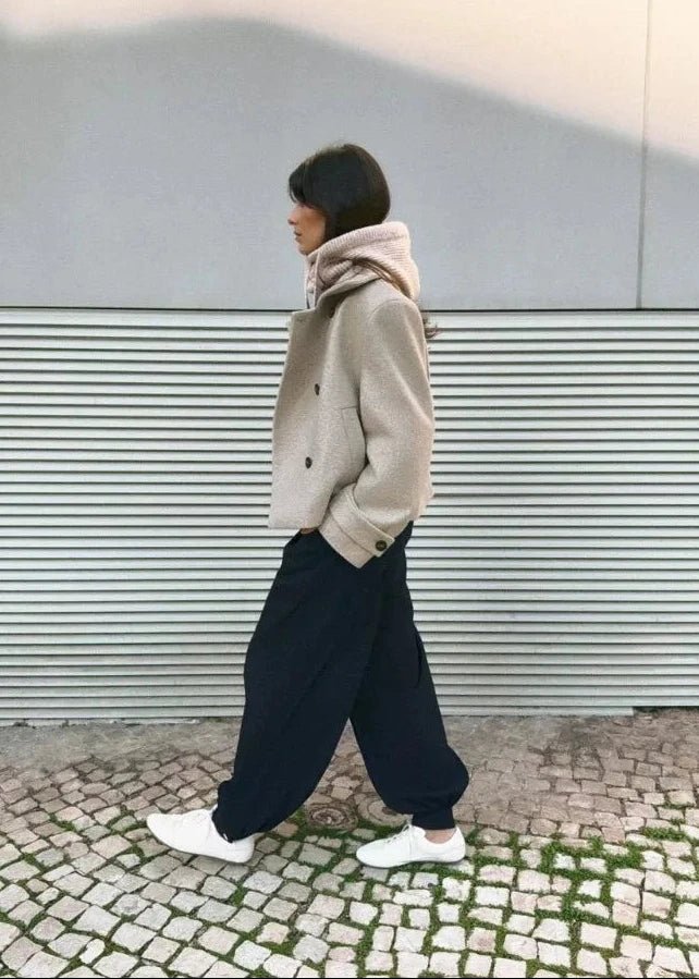 Veste Alice à col montant avec poches