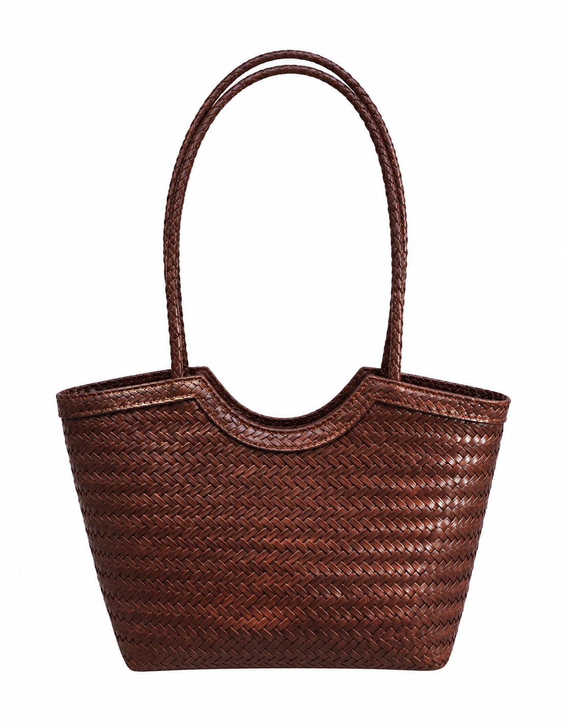 Sac Leona tressé en similicuir