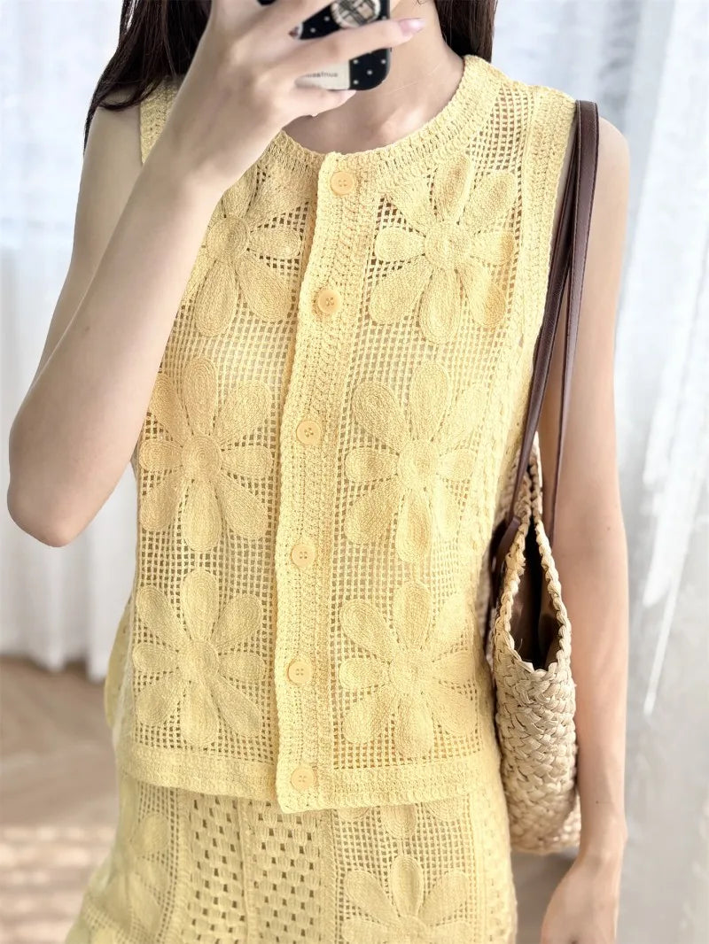 Ensemble crochet Clara