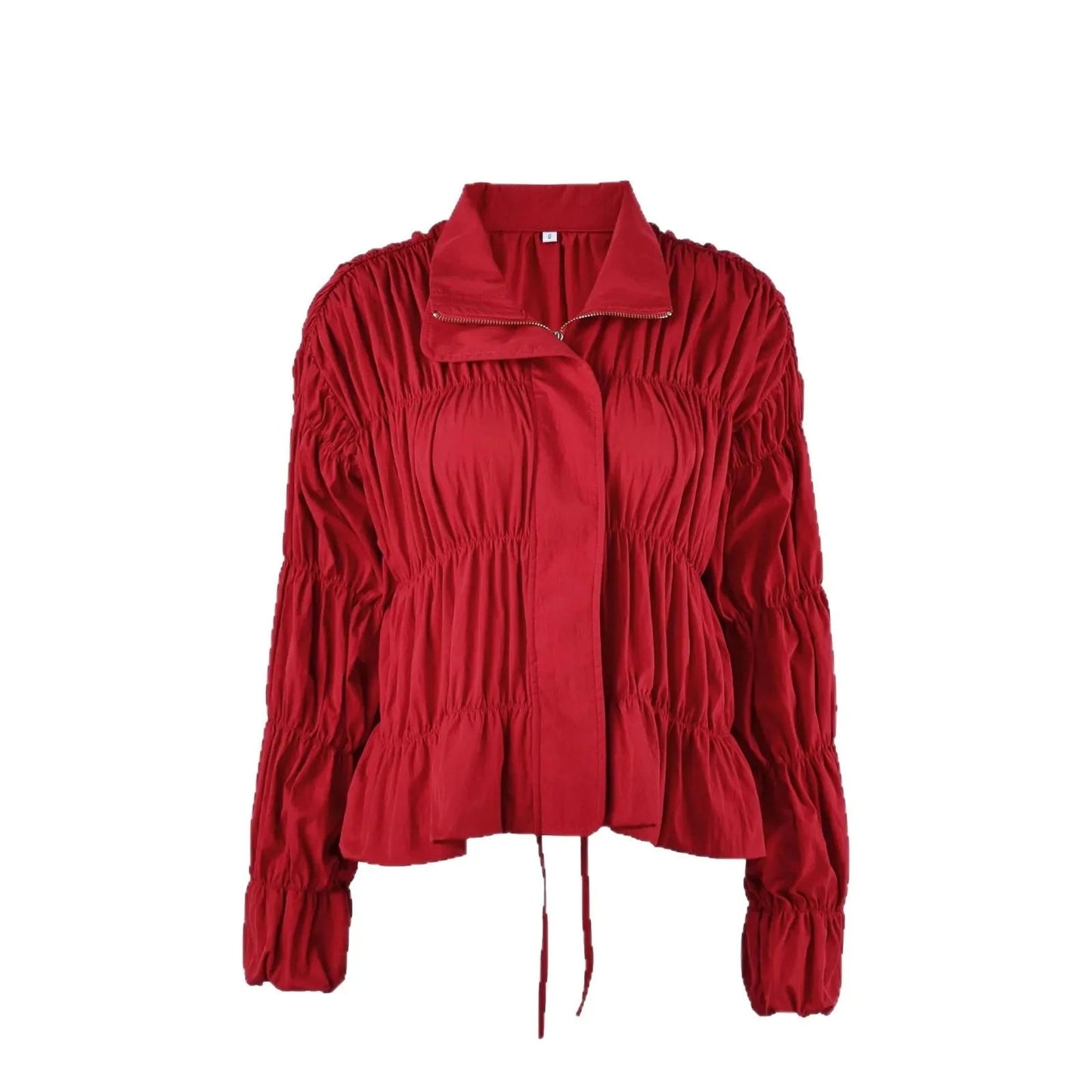 Veste zippée froncée Ellie