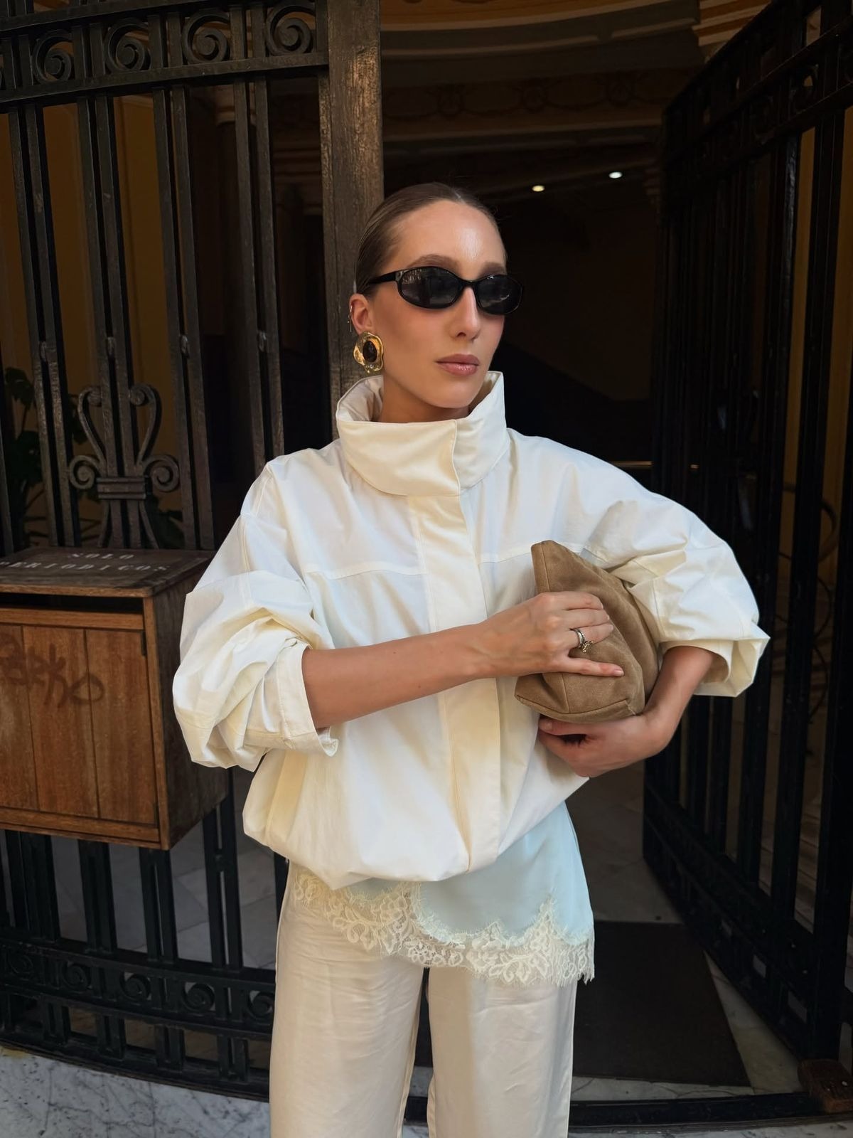 Fiona coupe‑vent à col cheminée