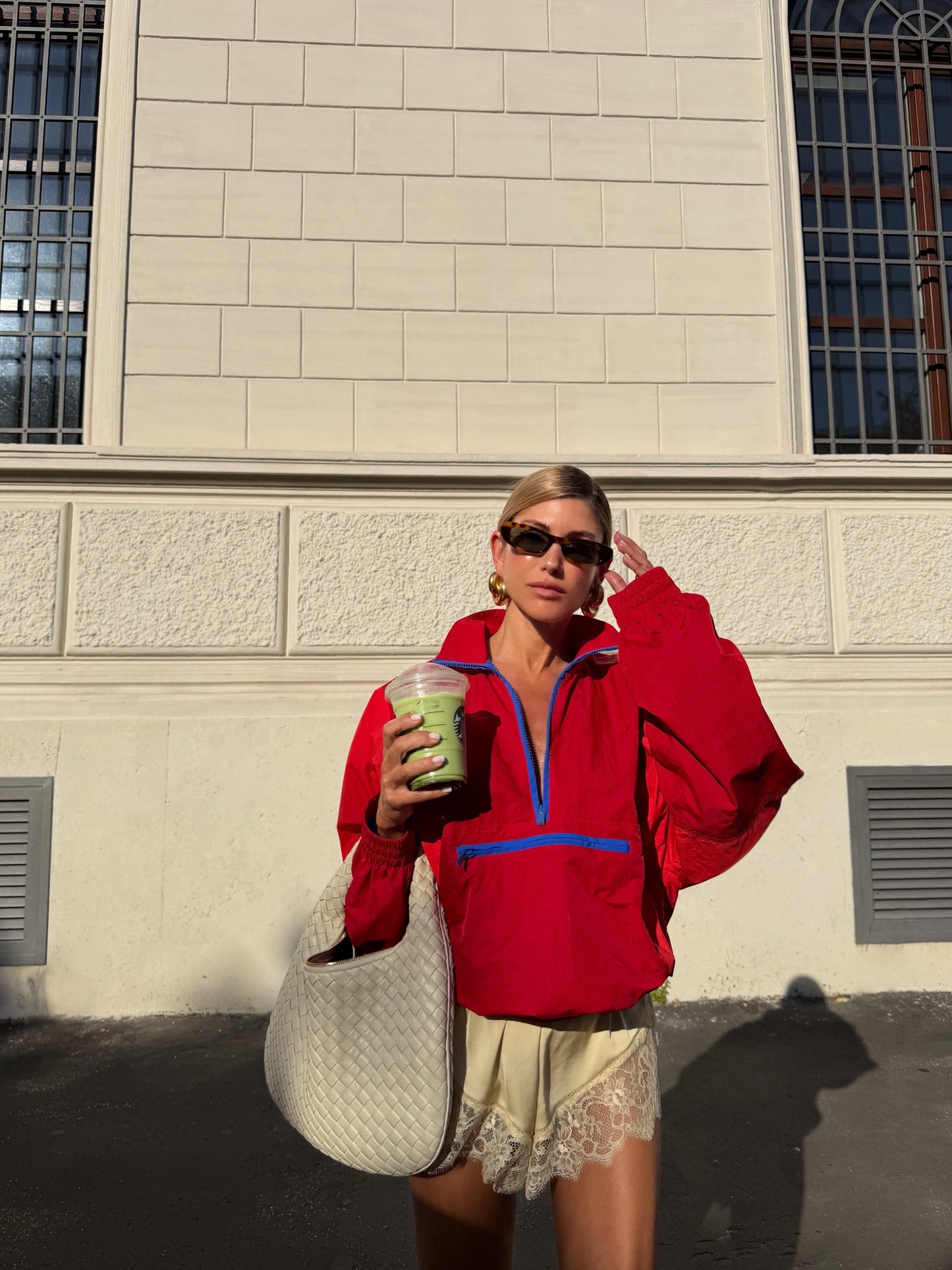 Veste imperméable Miranda zippée à mi-hauteur
