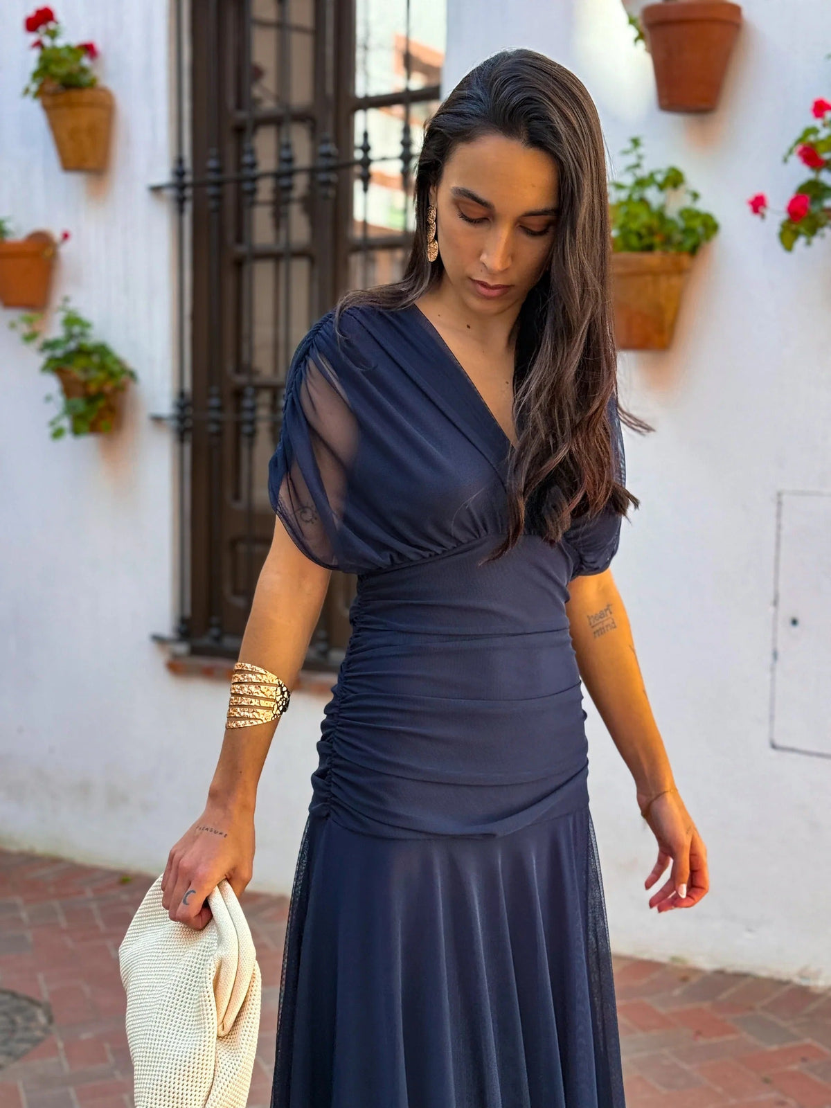 Robe maxi en maille Naomi
