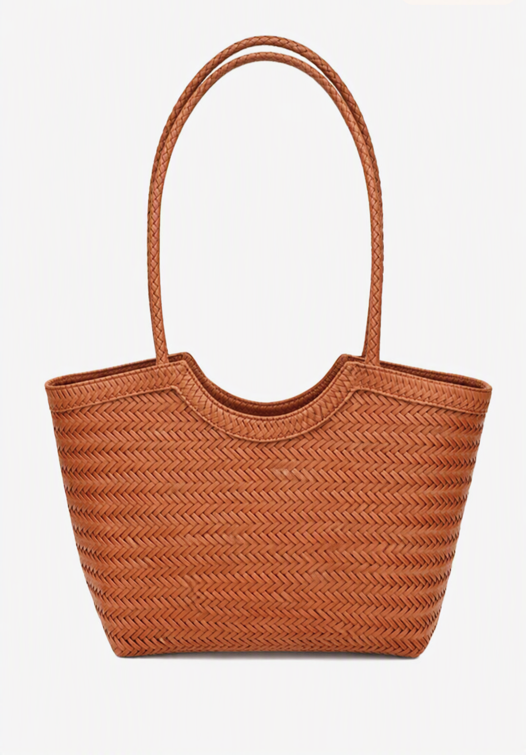 Sac Leona tressé en similicuir