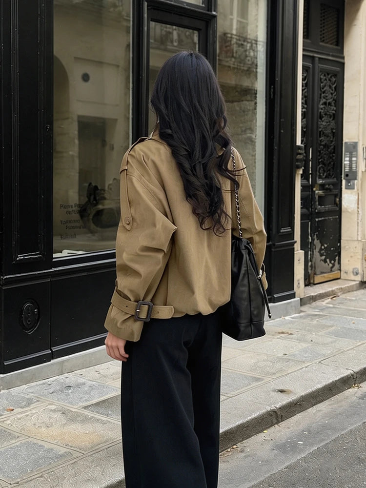 Trench-coat court utilitaire Rachel