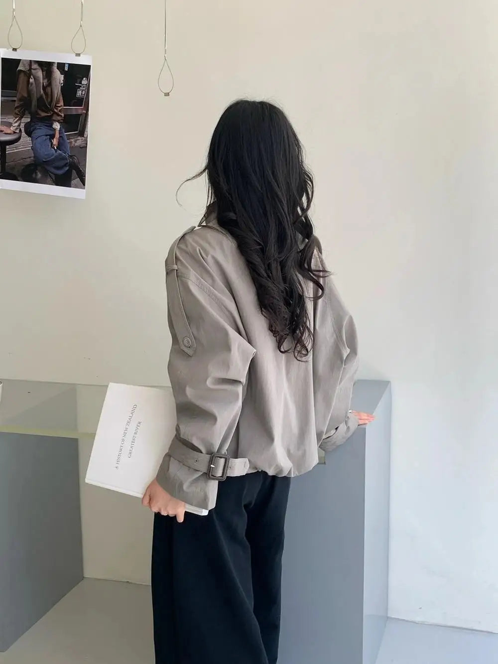 Trench-coat court utilitaire Rachel