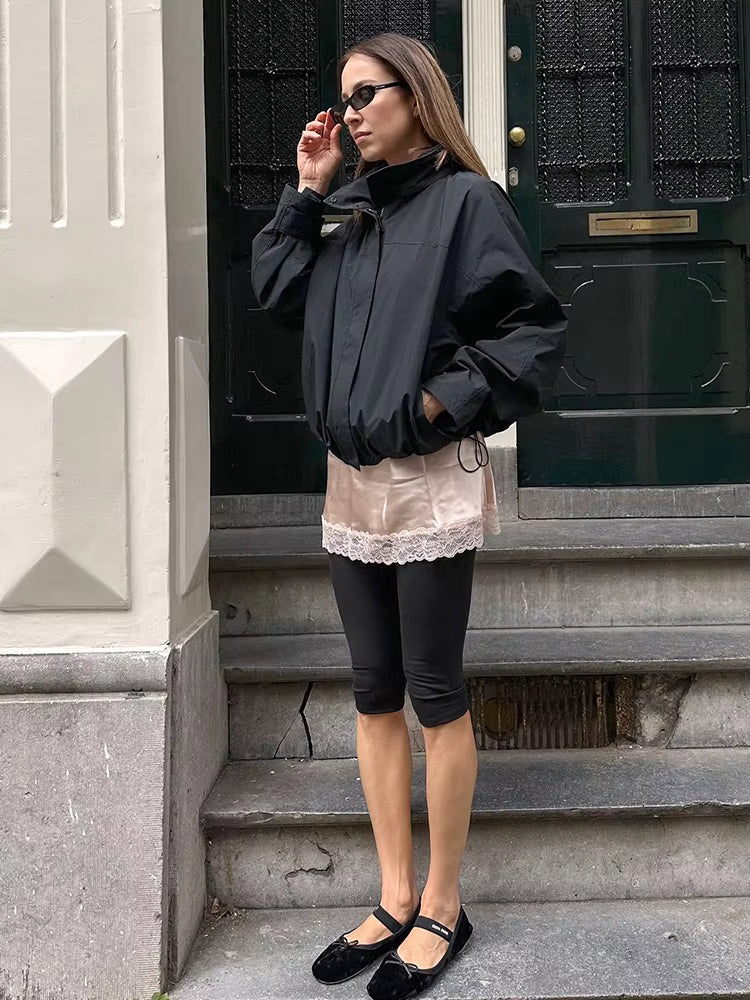 Veste coupe-vent à capuche Joanna
