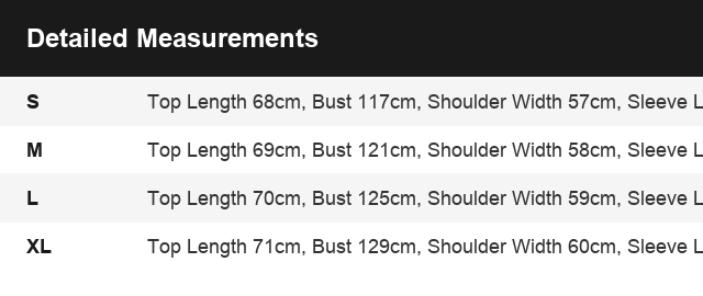 Size Guide