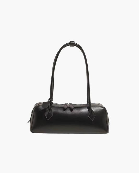 Julia. Sac baguette vintage en cuir