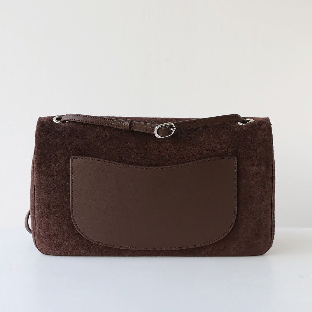 Sac cabas rétro en cuir de vache Lena effet givré