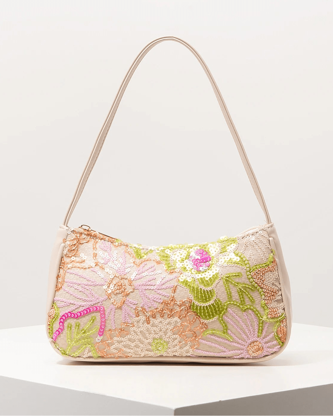 Sac à bandoulière Sophia brodé à sequins